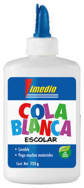 COLA BLANCA IMEDIO 125 GRAMOS | 12 UNIDADES | (PRODUCTOS IMEDIO, S,A,)